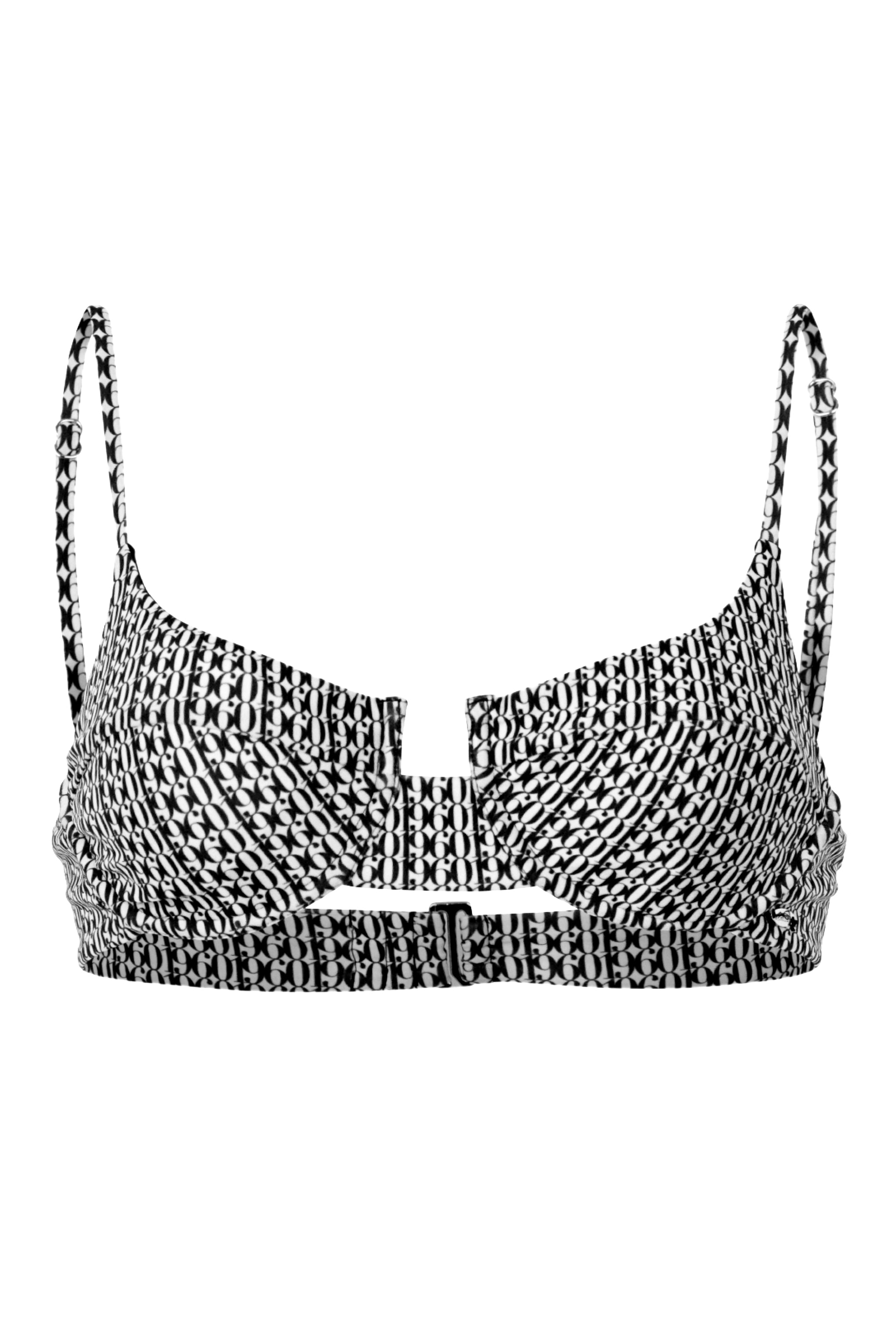 Rio Bikini Oberteil - 1960 Black'n'White