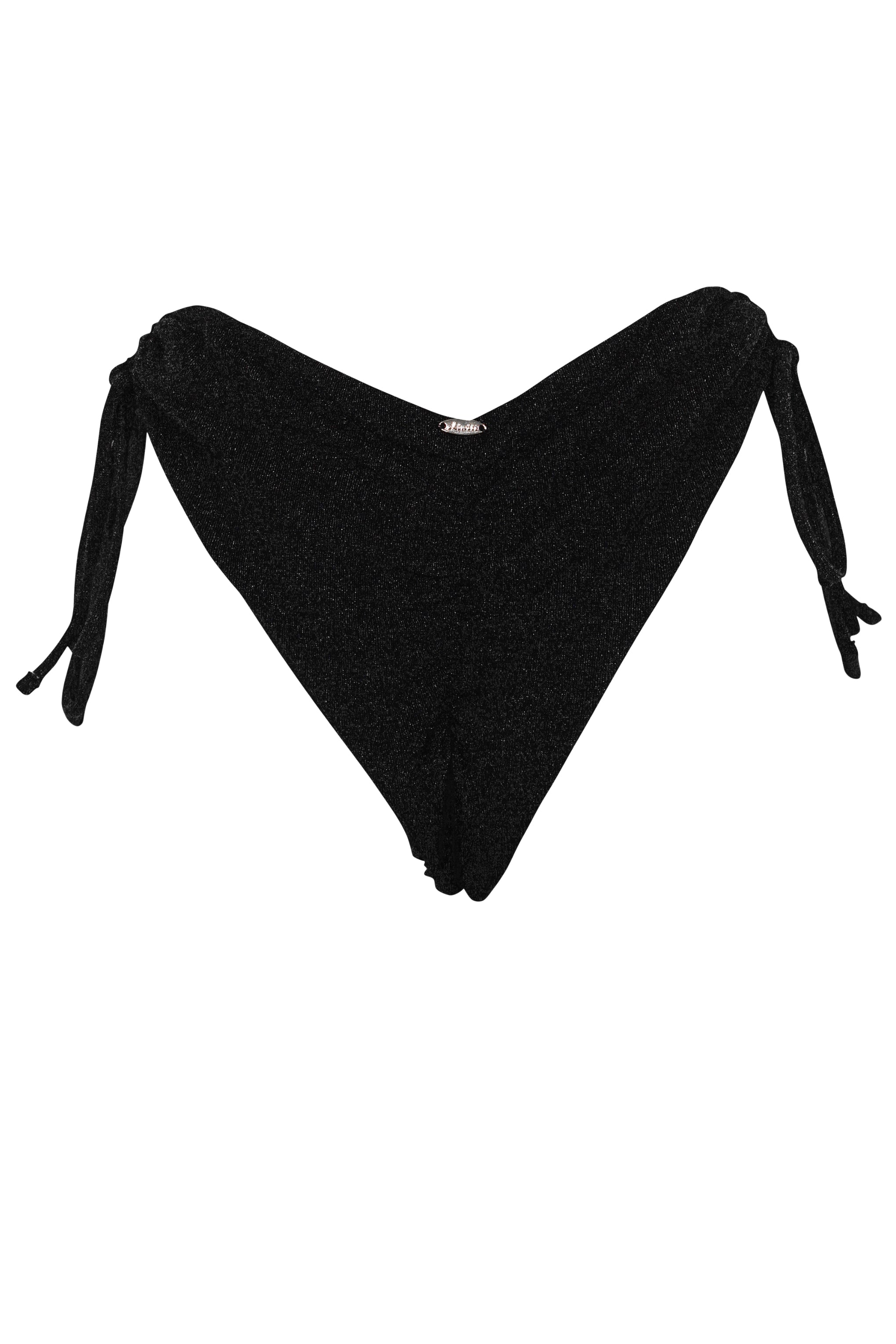 Hawaii Bikini Hose - Black Glitter