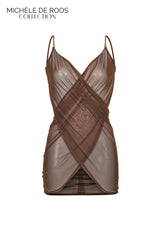 Bahamas Sarong - Mocha Mesh