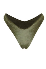 Santorini Bikini Hose - Olive Velvet