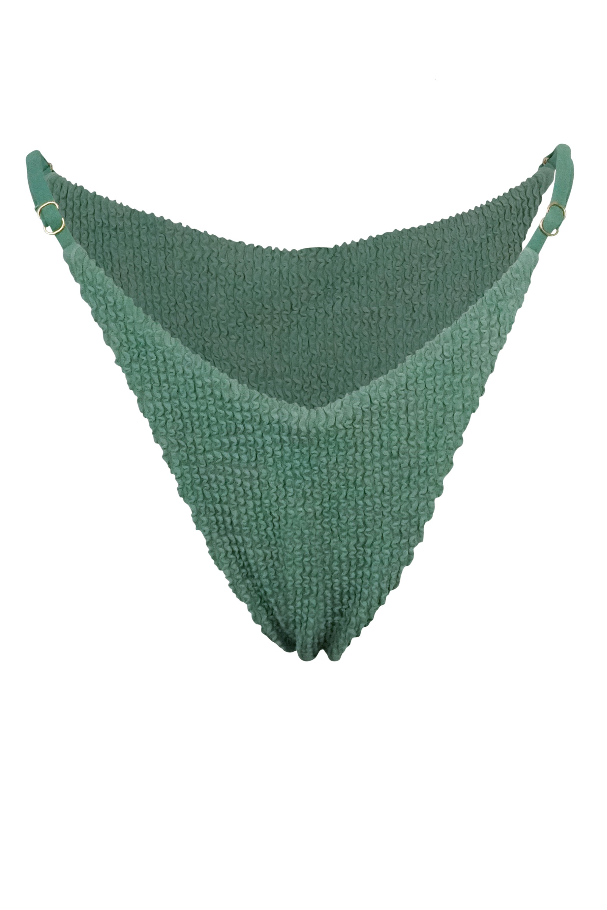 Paris Bikini Hose - Ash Green Crincle