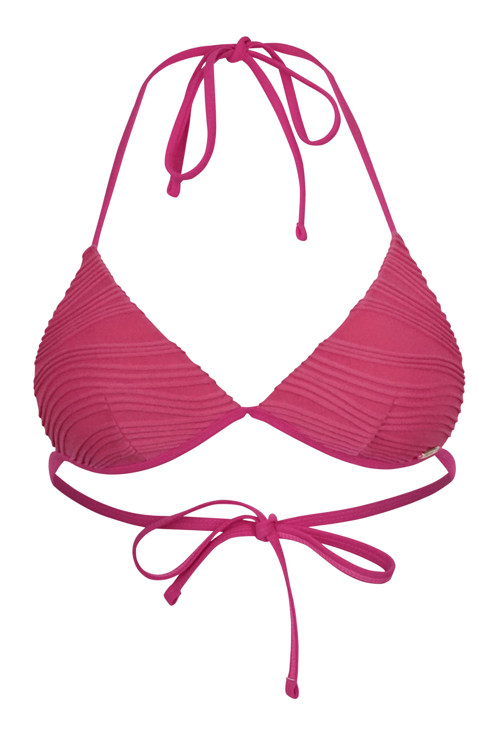 Tulum Bikini Oberteil - Pink Ocean Waves