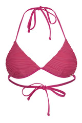 Tulum Bikini Oberteil - Pink Ocean Waves
