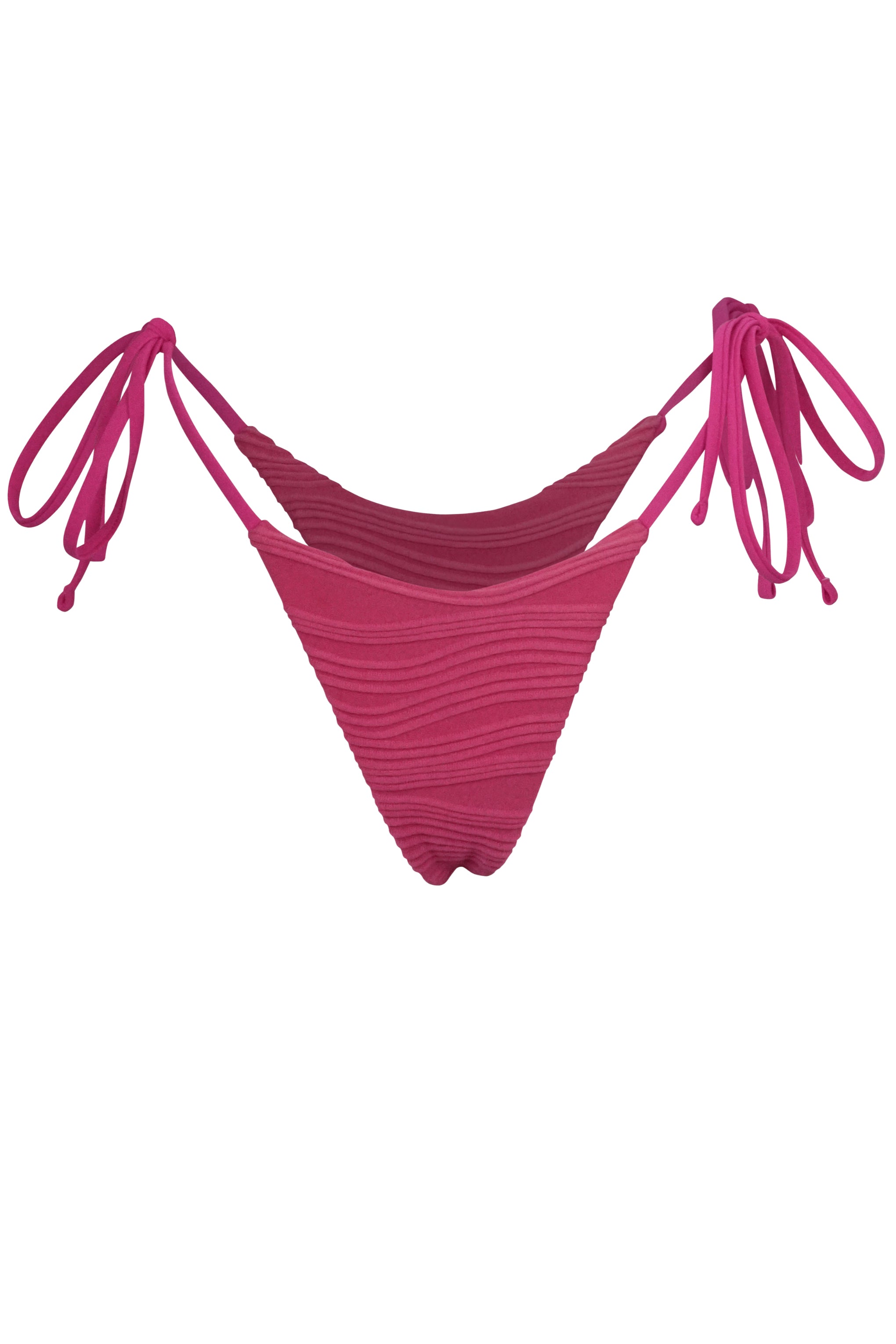 Tulum Bikini Hose - Pink Ocean Waves