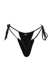 Venice Bikini Hose - Black Glitter