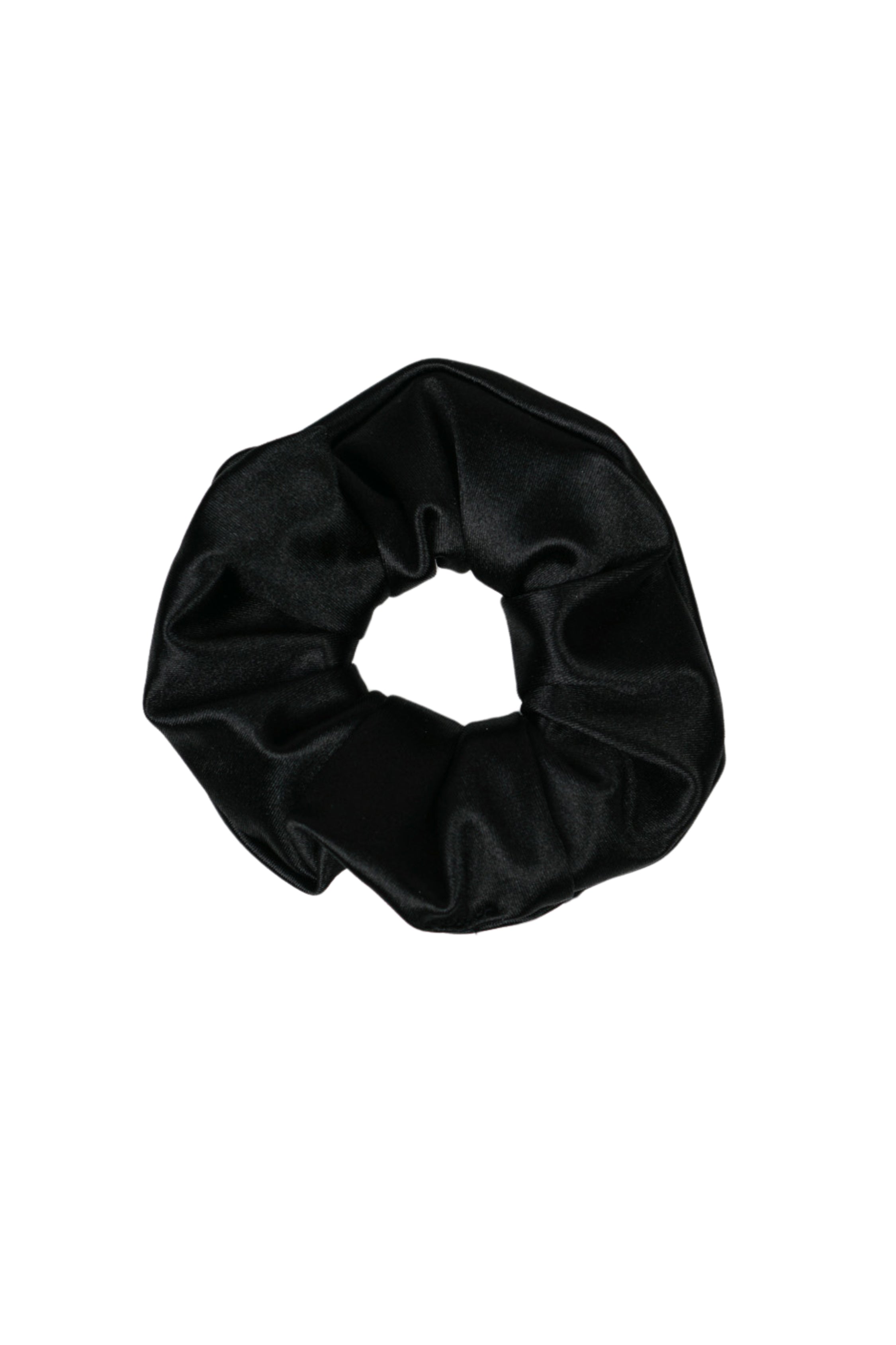 Scrunchie - Black Satin