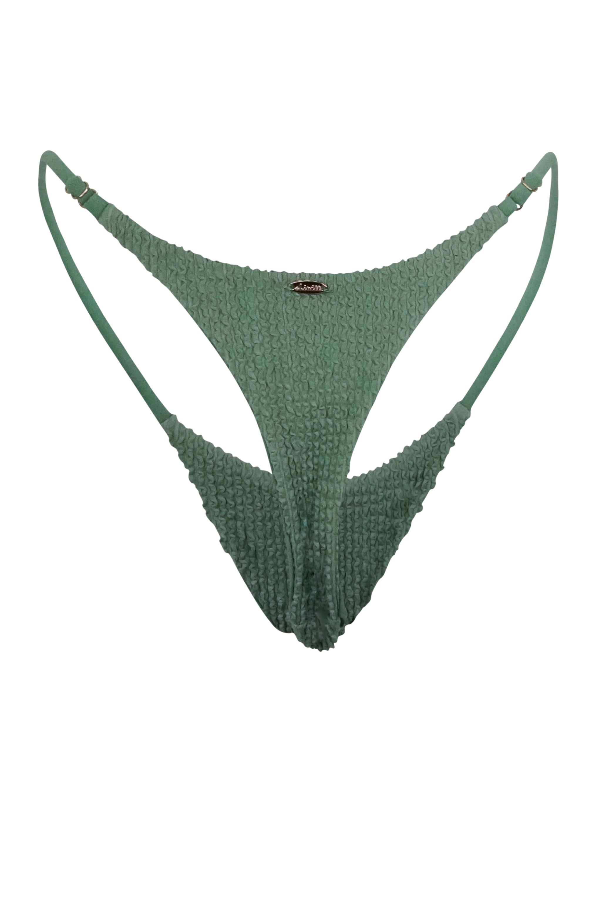 Maui Bikini Hose - Ash Green Crincle