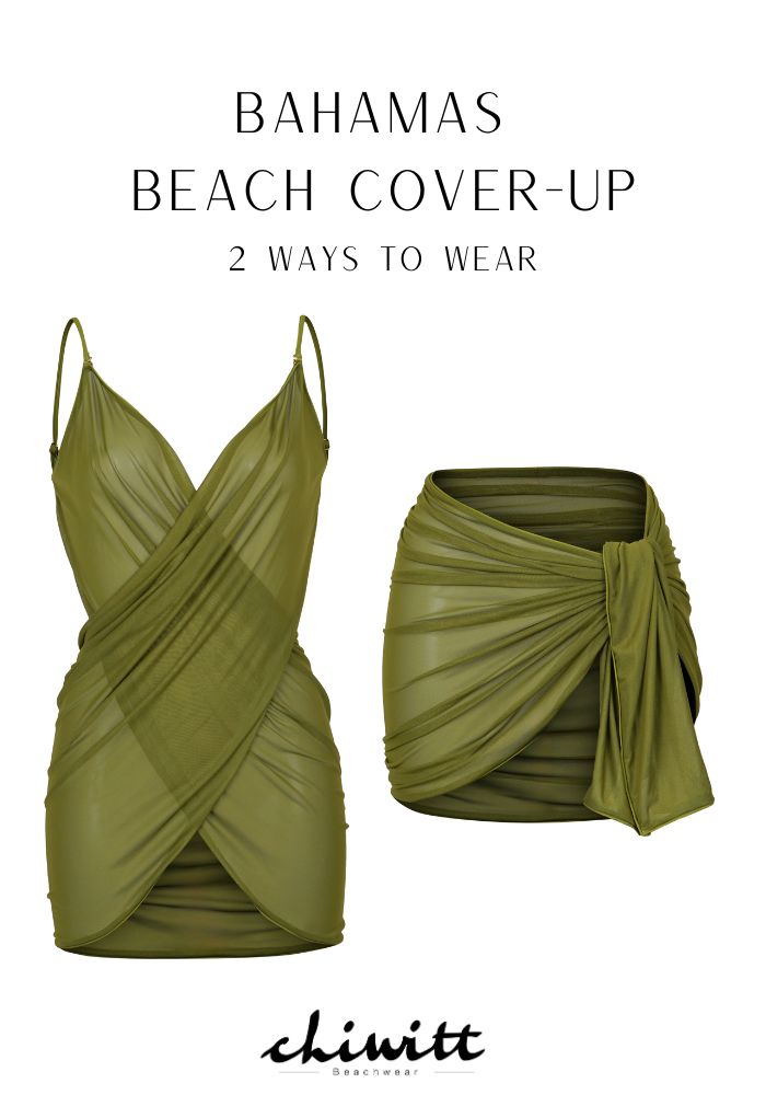 Bahamas Sarong - Matcha Mesh