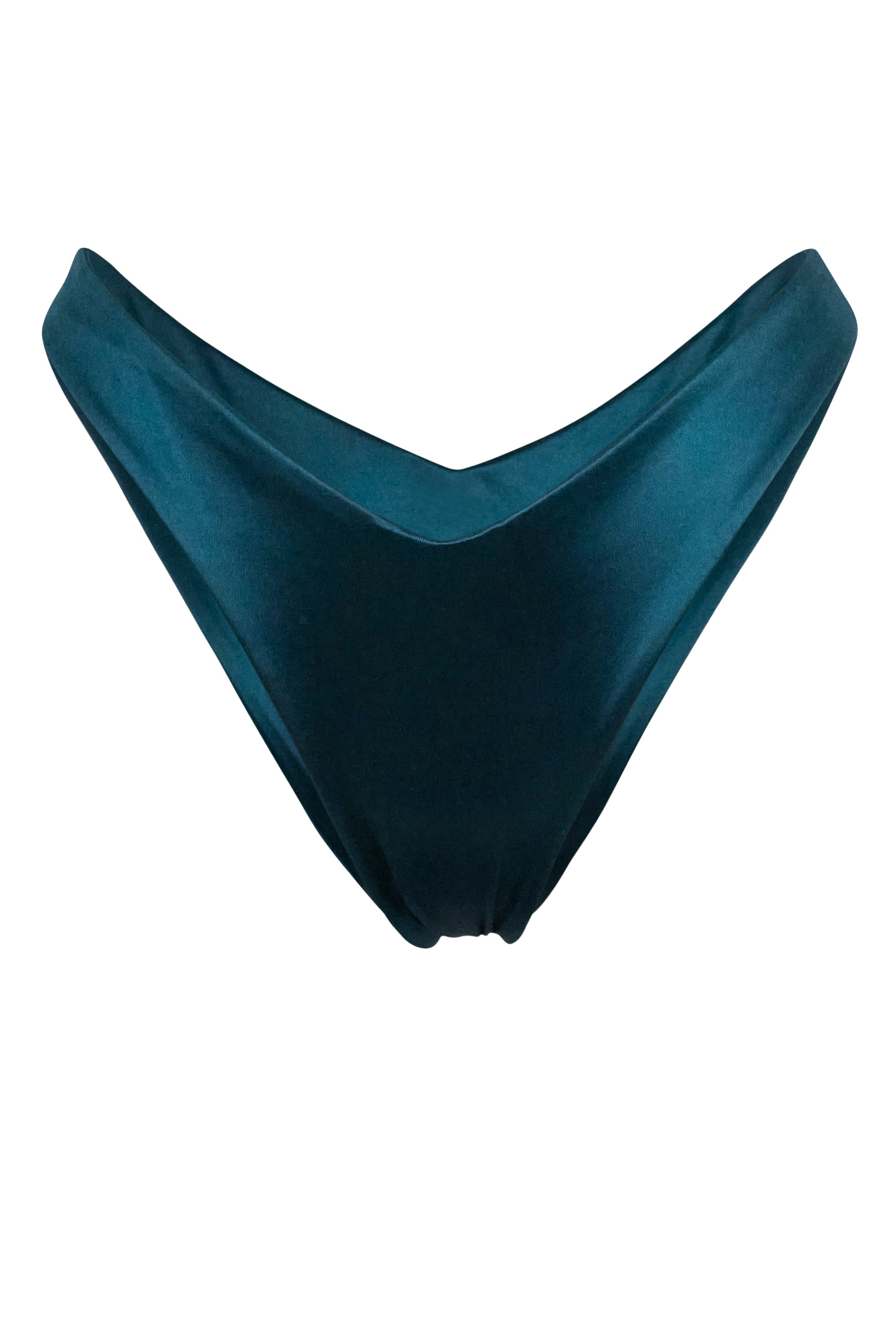 Santorini Bikini Hose - Petrol Satin