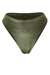 Amalfi Bikini Hose - Olive Velvet