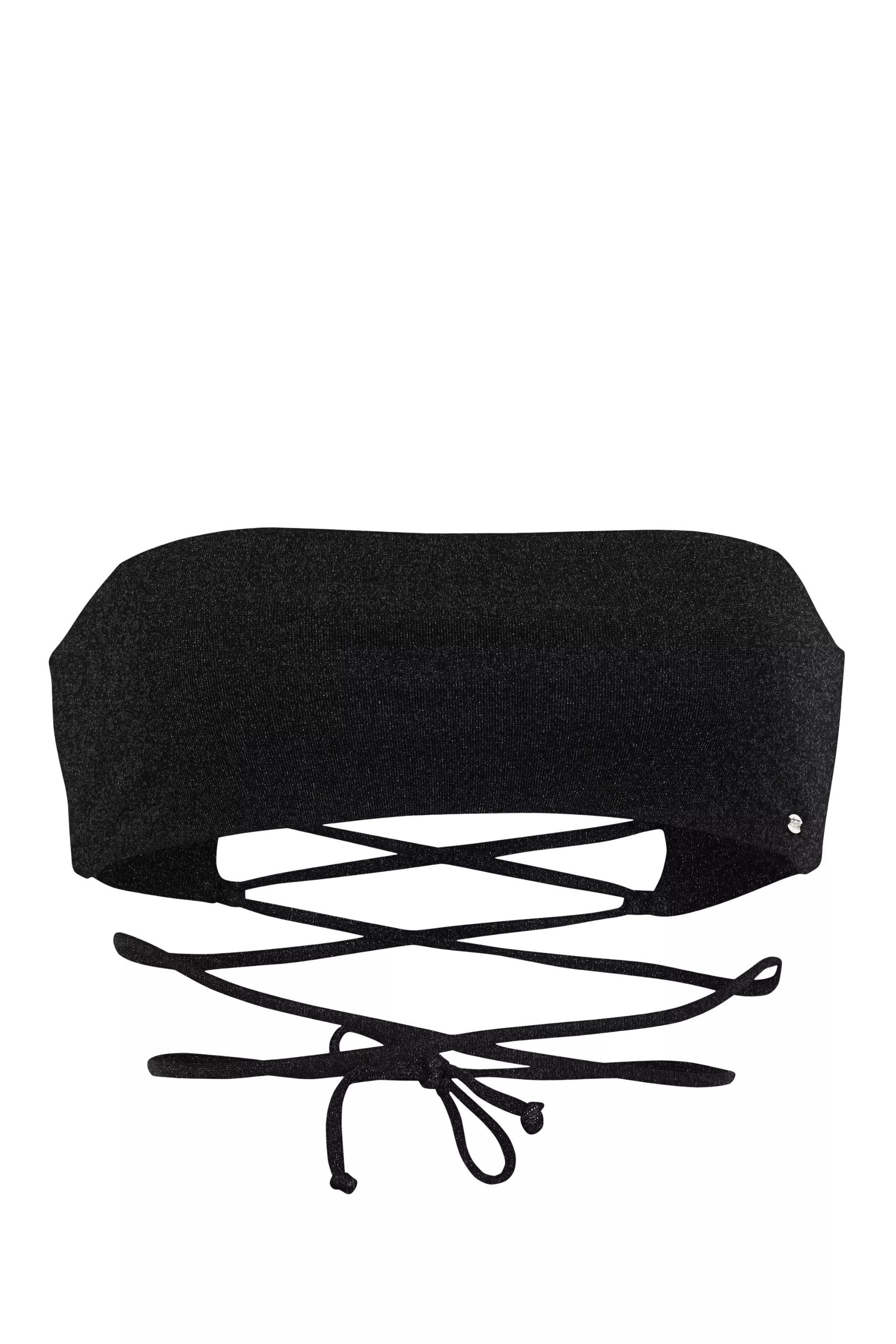 Hawaii Bikini Oberteil - Black Glitter