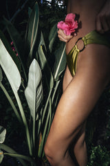 Rhodos Bikini Hose - Shiny Matcha