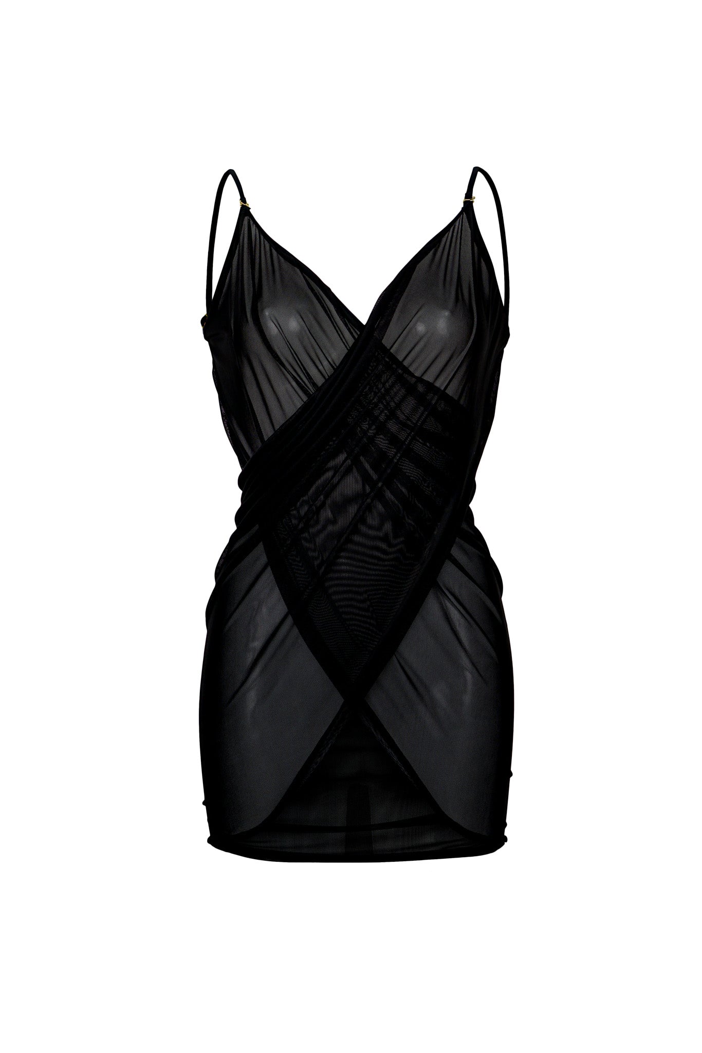 Bahamas Sarong - Black Mesh