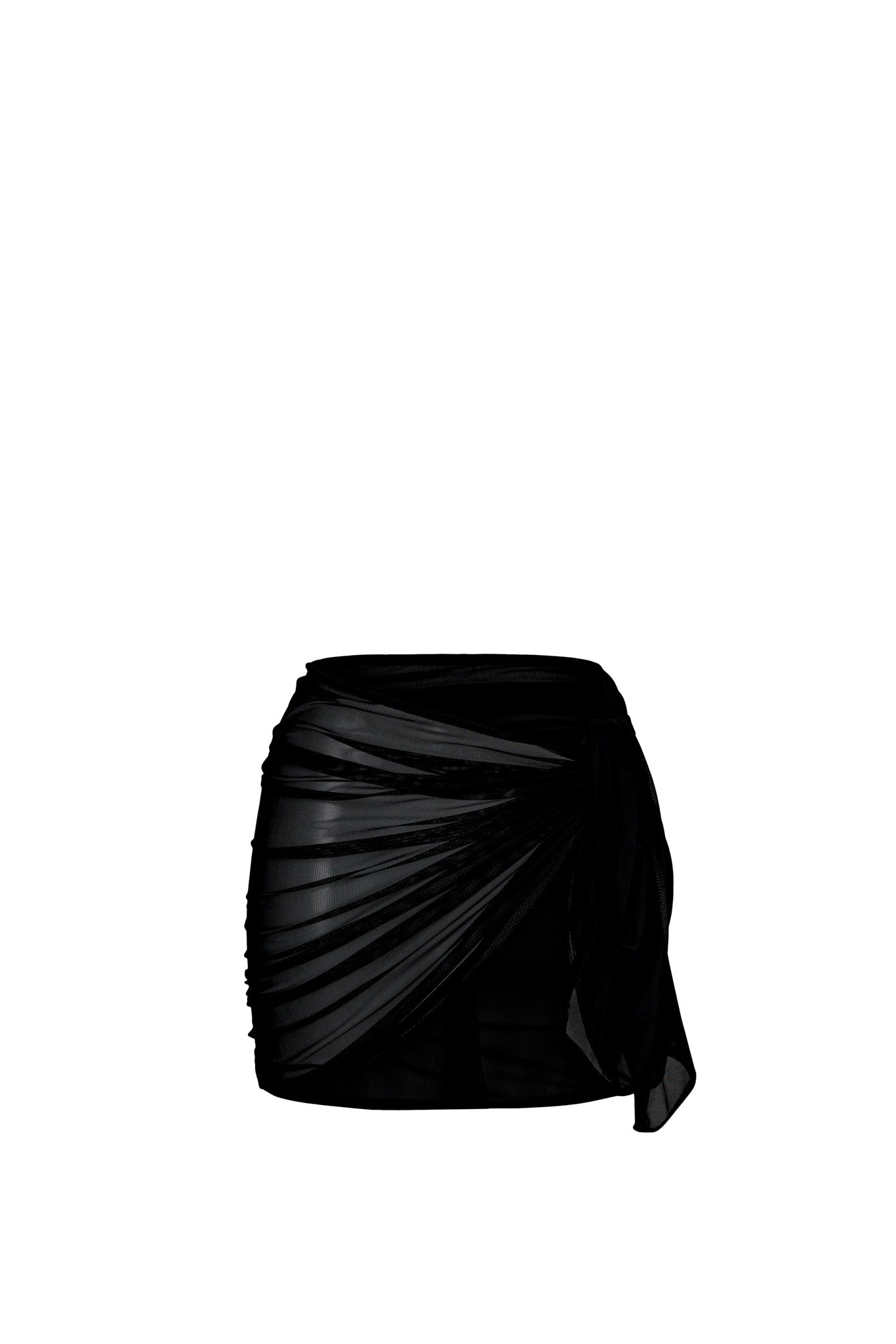 Bahamas Sarong - Black Mesh