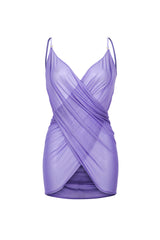 Bahamas Sarong - Lavender Mesh