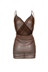 Bahamas Sarong - Mocha Mesh