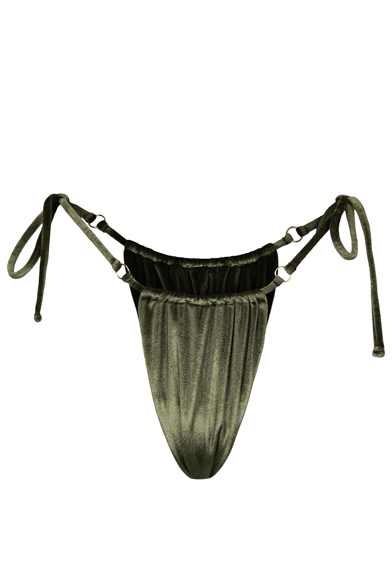 Venice Bikini Hose - Olive Velvet