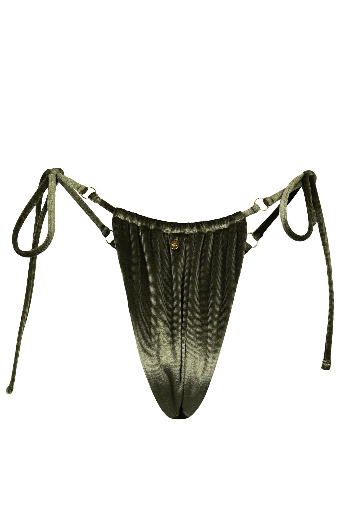 Venice Bikini Hose - Olive Velvet