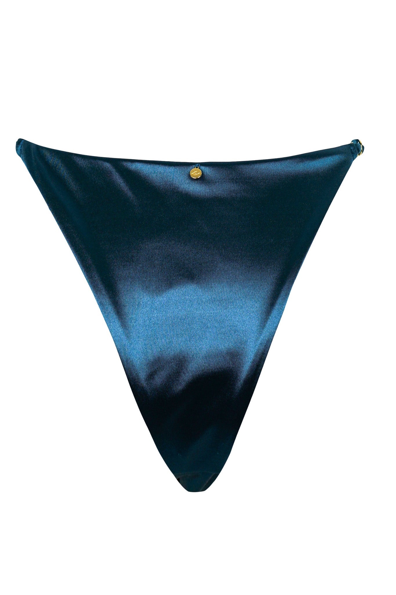 Paris Bikini Hose - Petrol Satin
