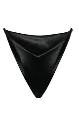 Paris Bikini Hose - Black Satin