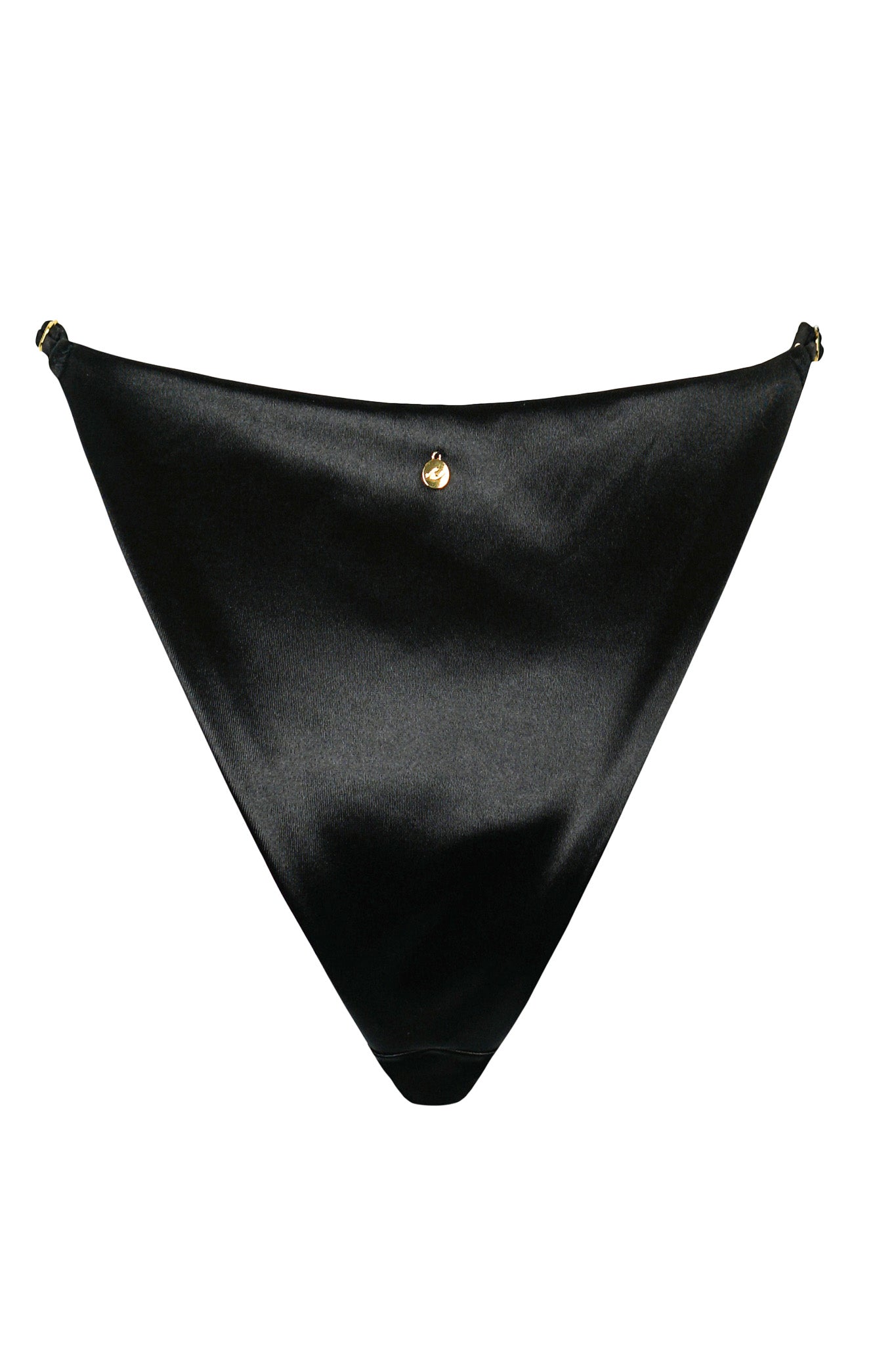 Paris Bikini Hose - Black Satin