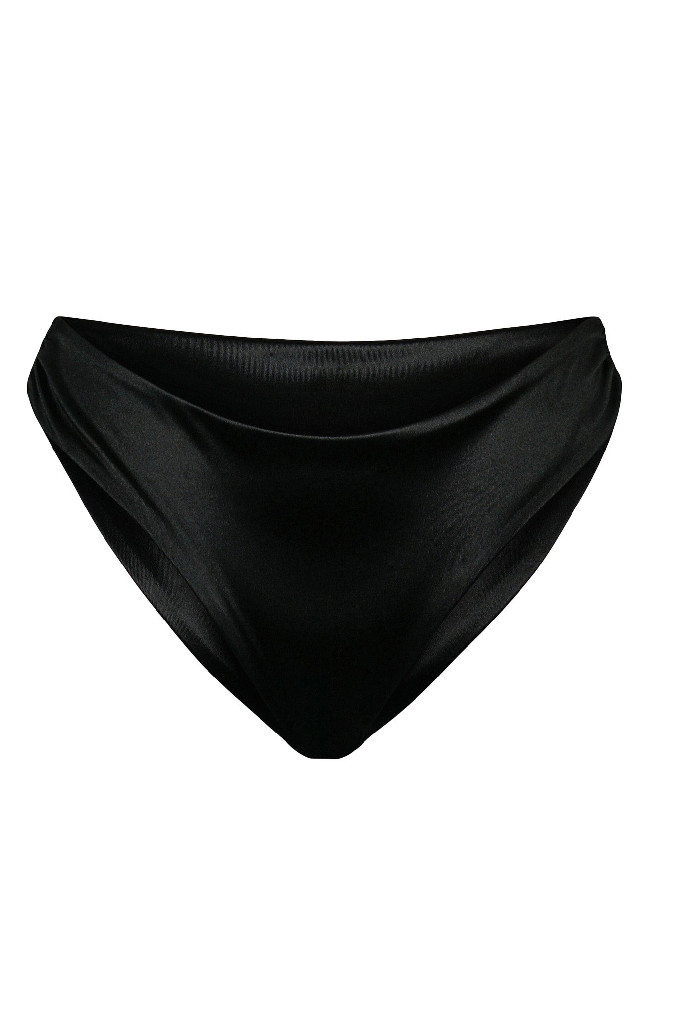 Aruba Bikini Hose Black Satin