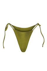 Tulum Bikini Hose - Shiny Matcha