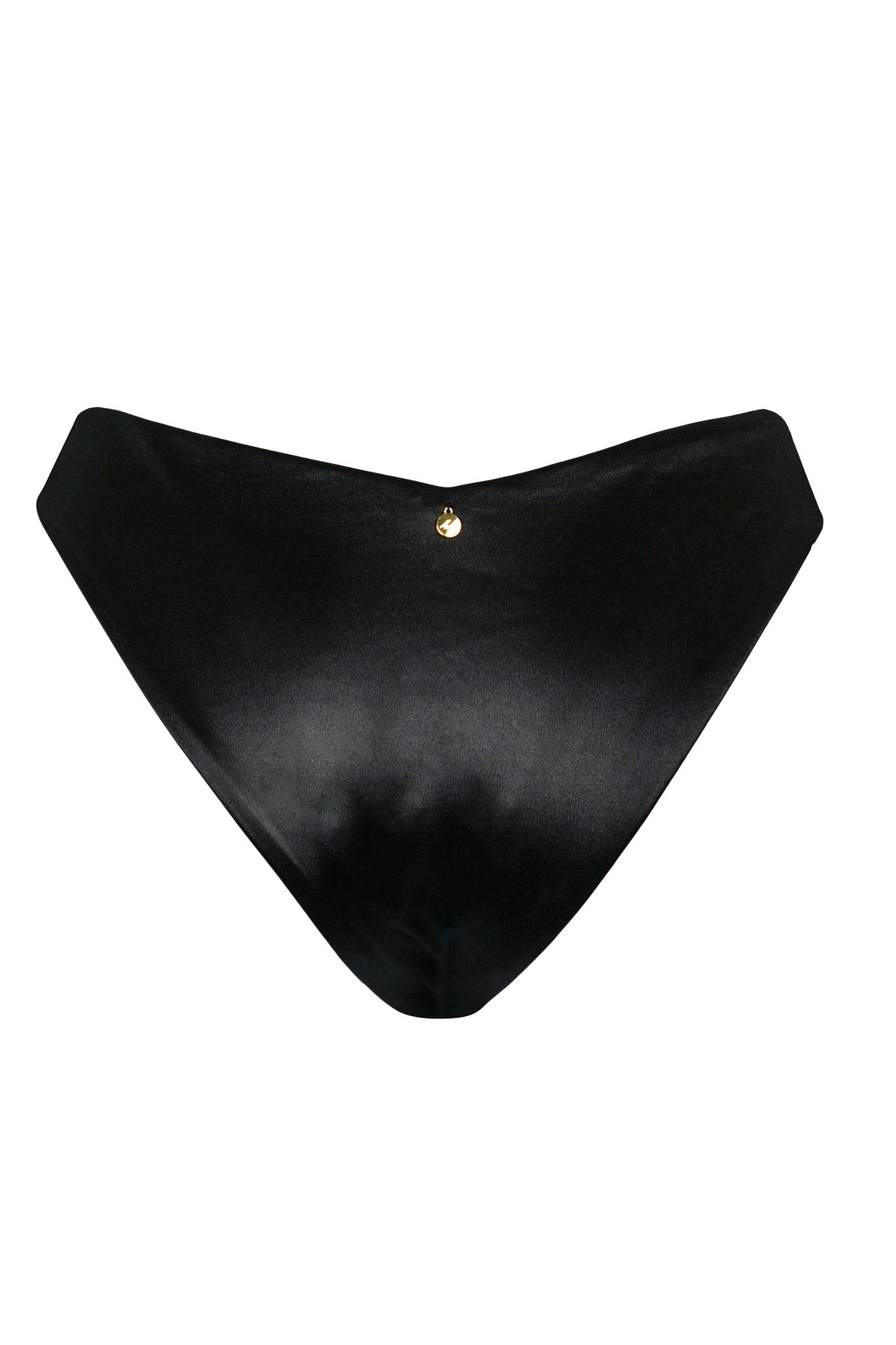 Rhodos Bikini Hose - Black Satin