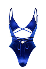 Fiji Badeanzug - Royal Blue Velvet