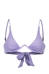 Paris Bikini Oberteil - Lavender Crincle