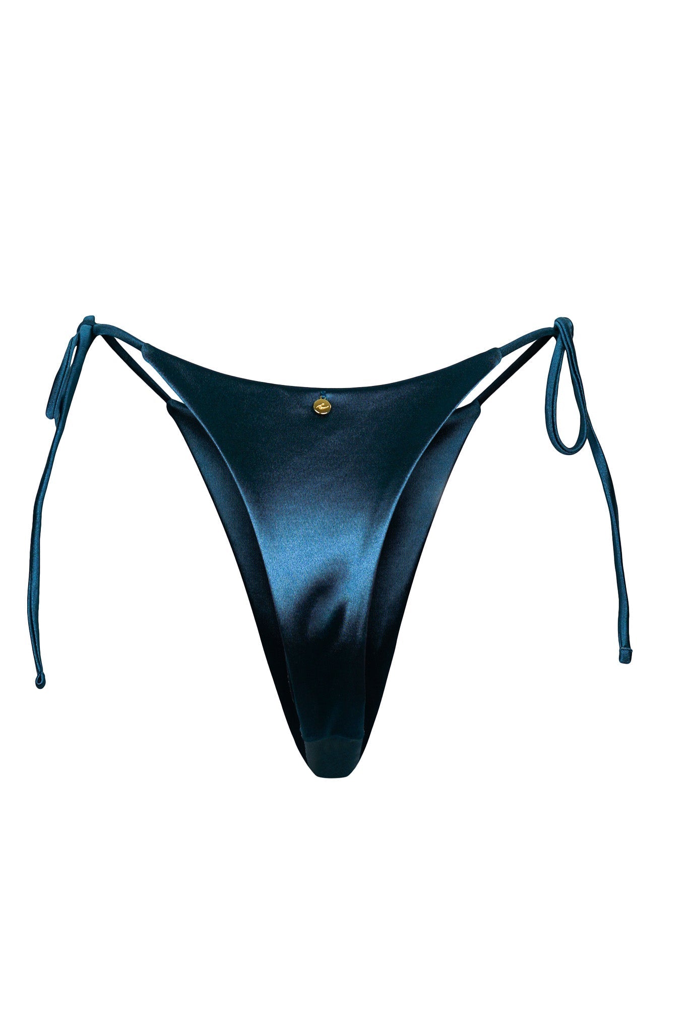 Tulum Bikini Hose - Petrol Satin