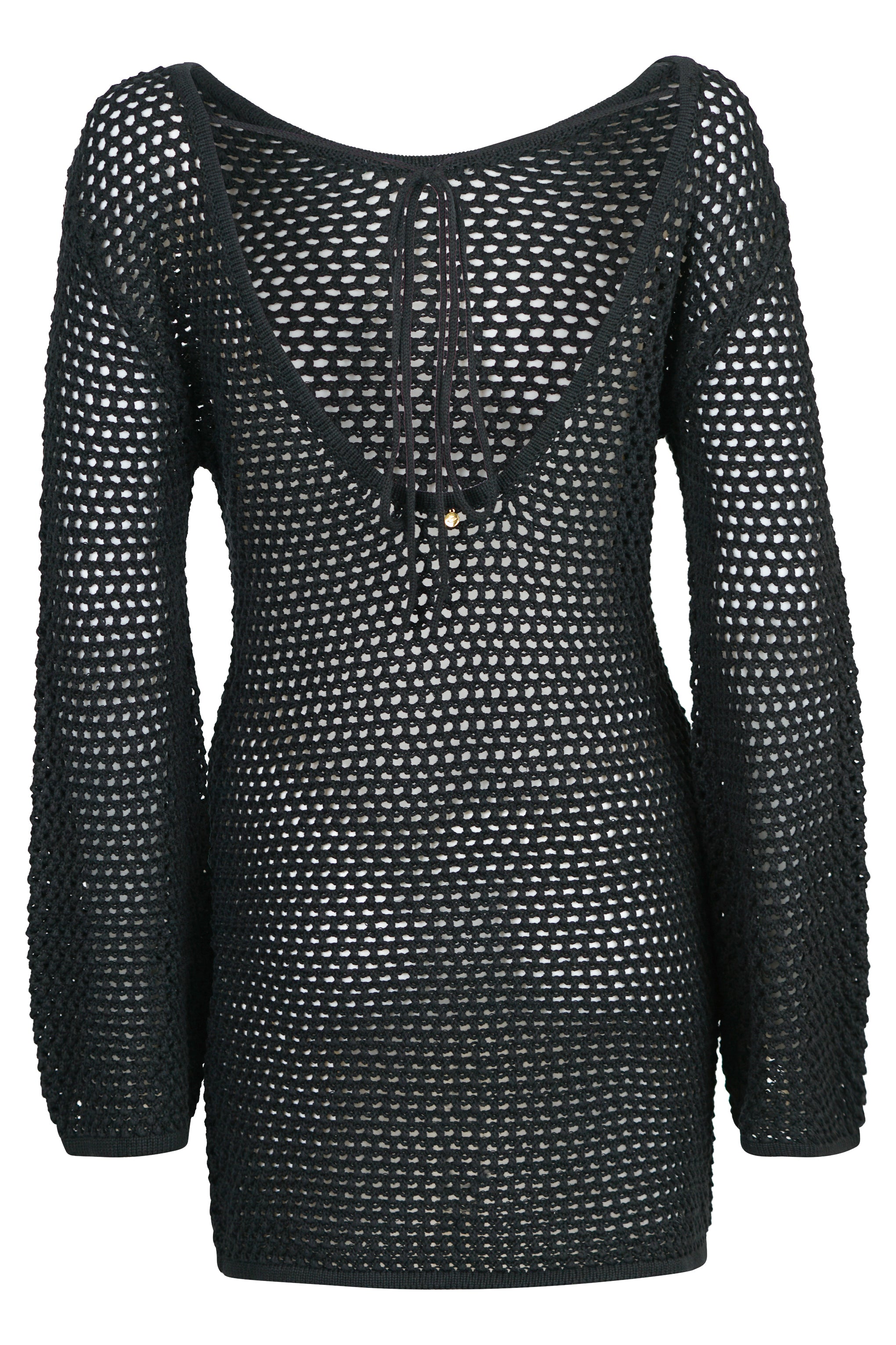 Roma Strickkleid - Black