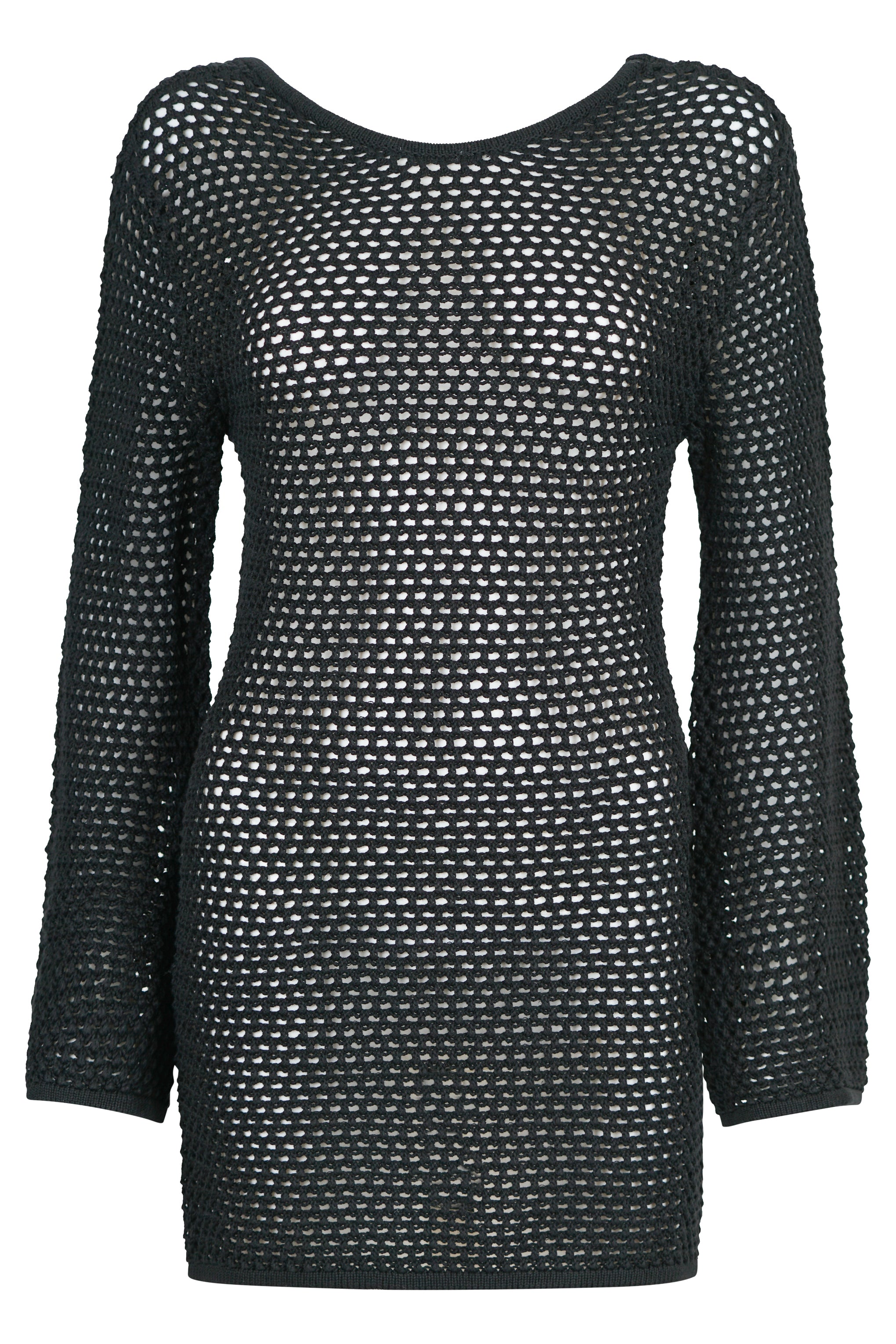 Roma Strickkleid - Black