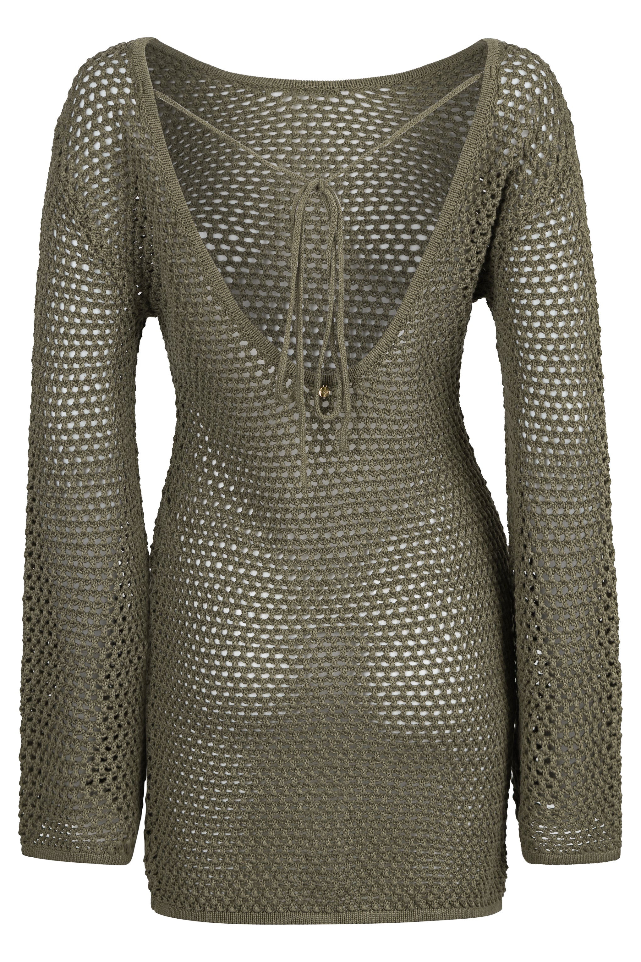 Roma Strickkleid - Olive