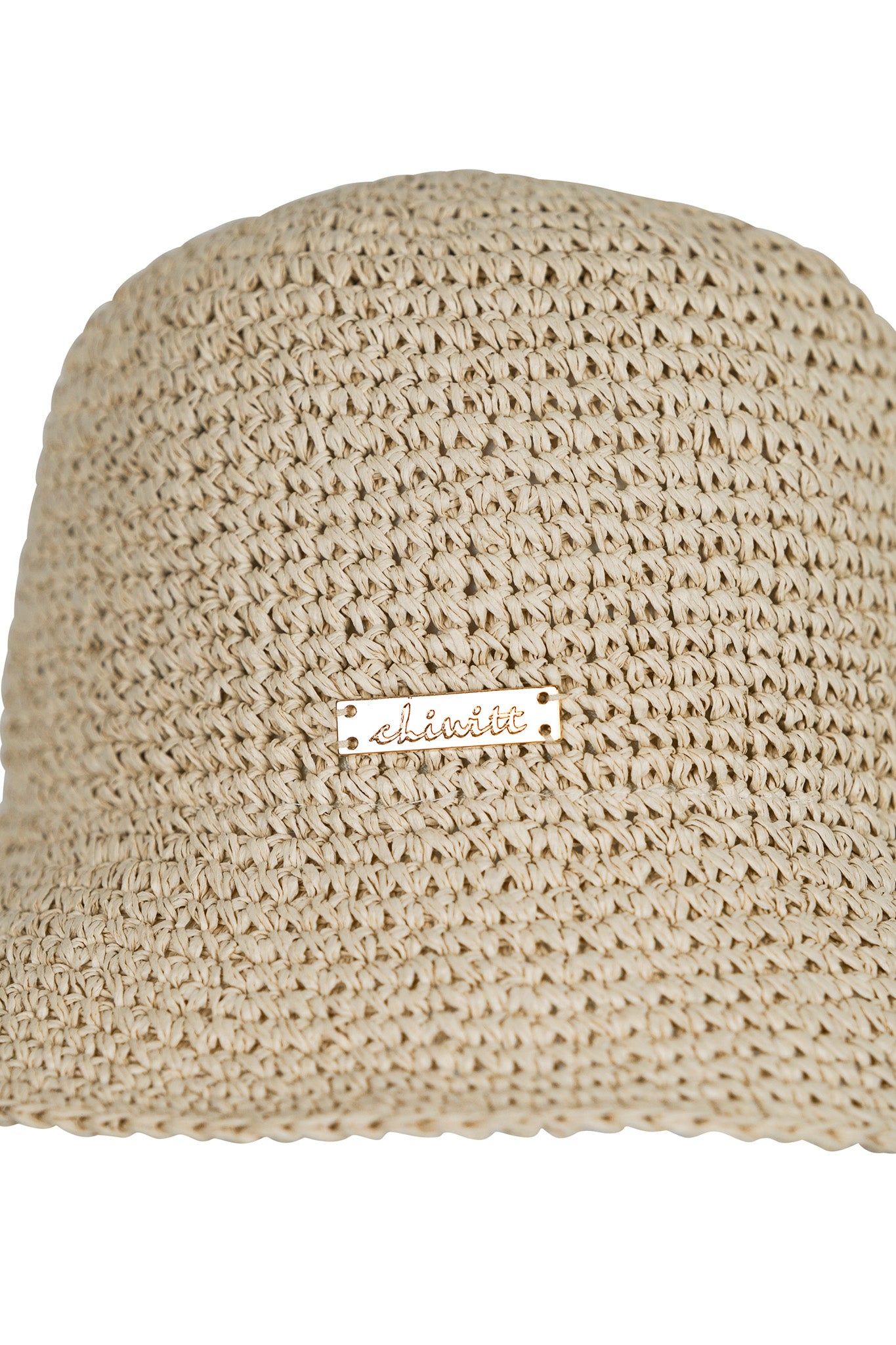 Bari Bucket Straw Hat - Natural