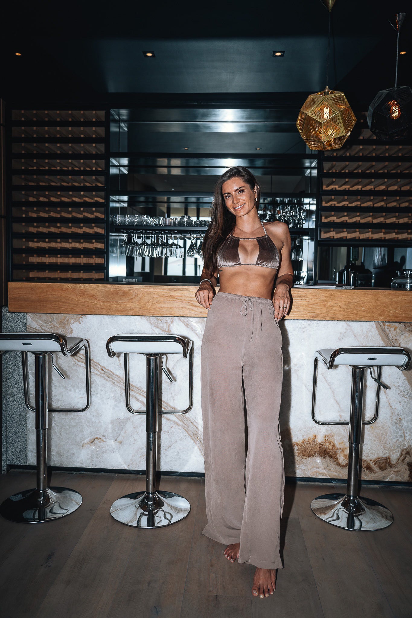 Maui Bikini Oberteil - Mocha Velvet