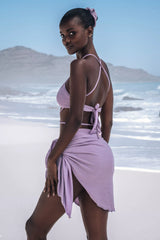 Marbella Sarong - Purple Kiss Glitter