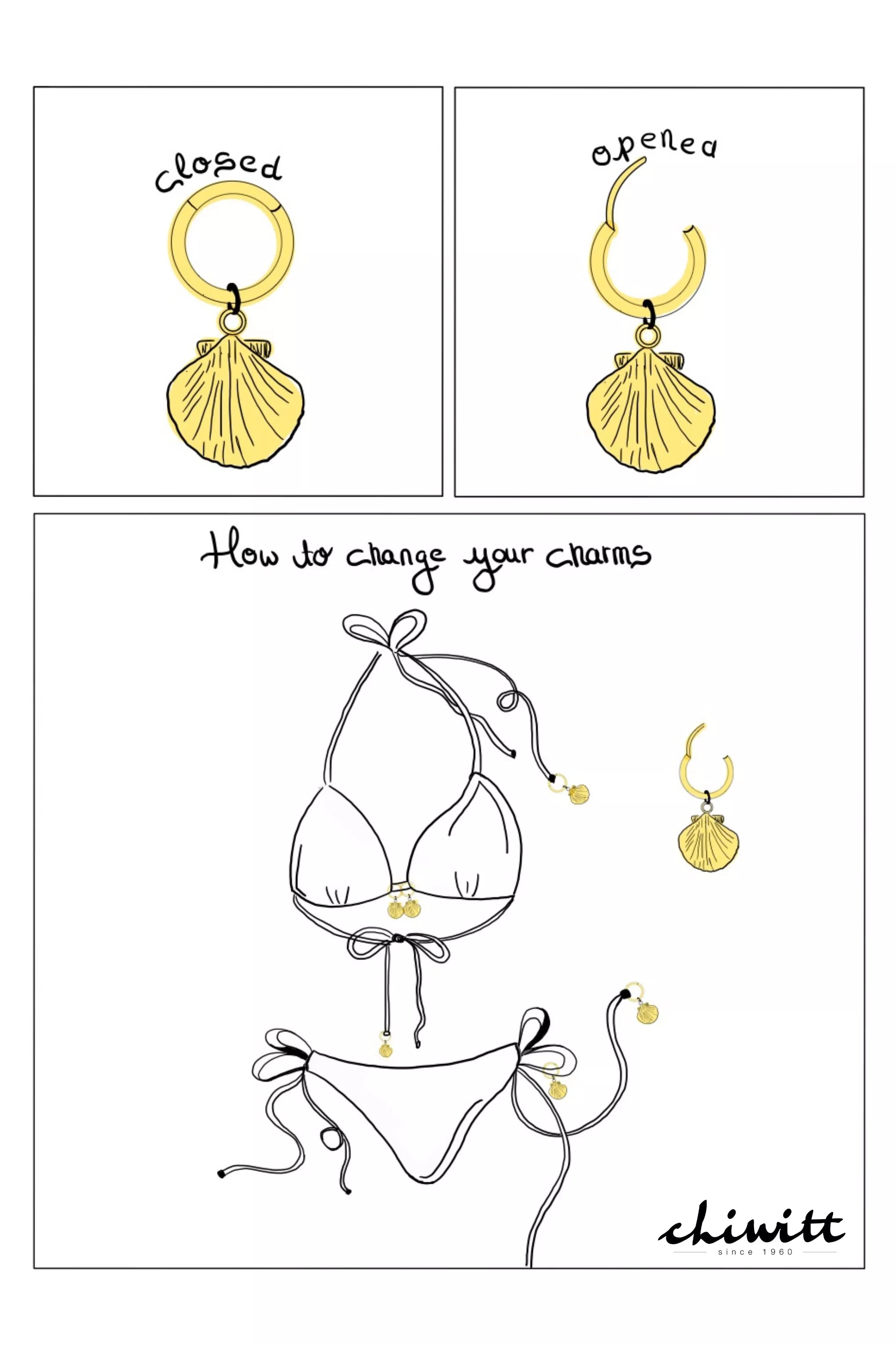 Bikini Charm - Bee
