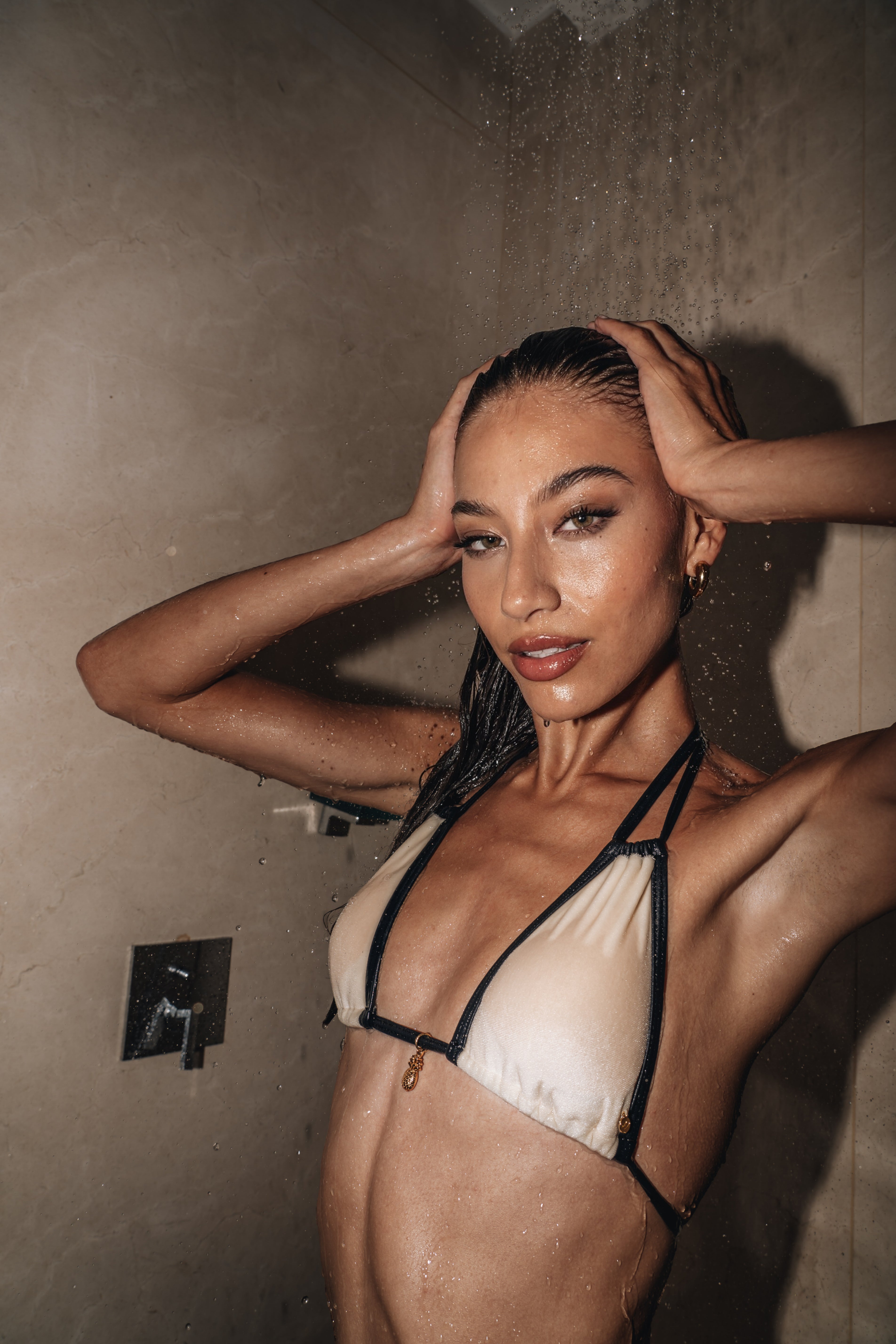 Maui Bikini Oberteil - Ivory Velvet