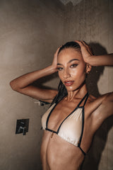 Maui Bikini Oberteil - Ivory Velvet