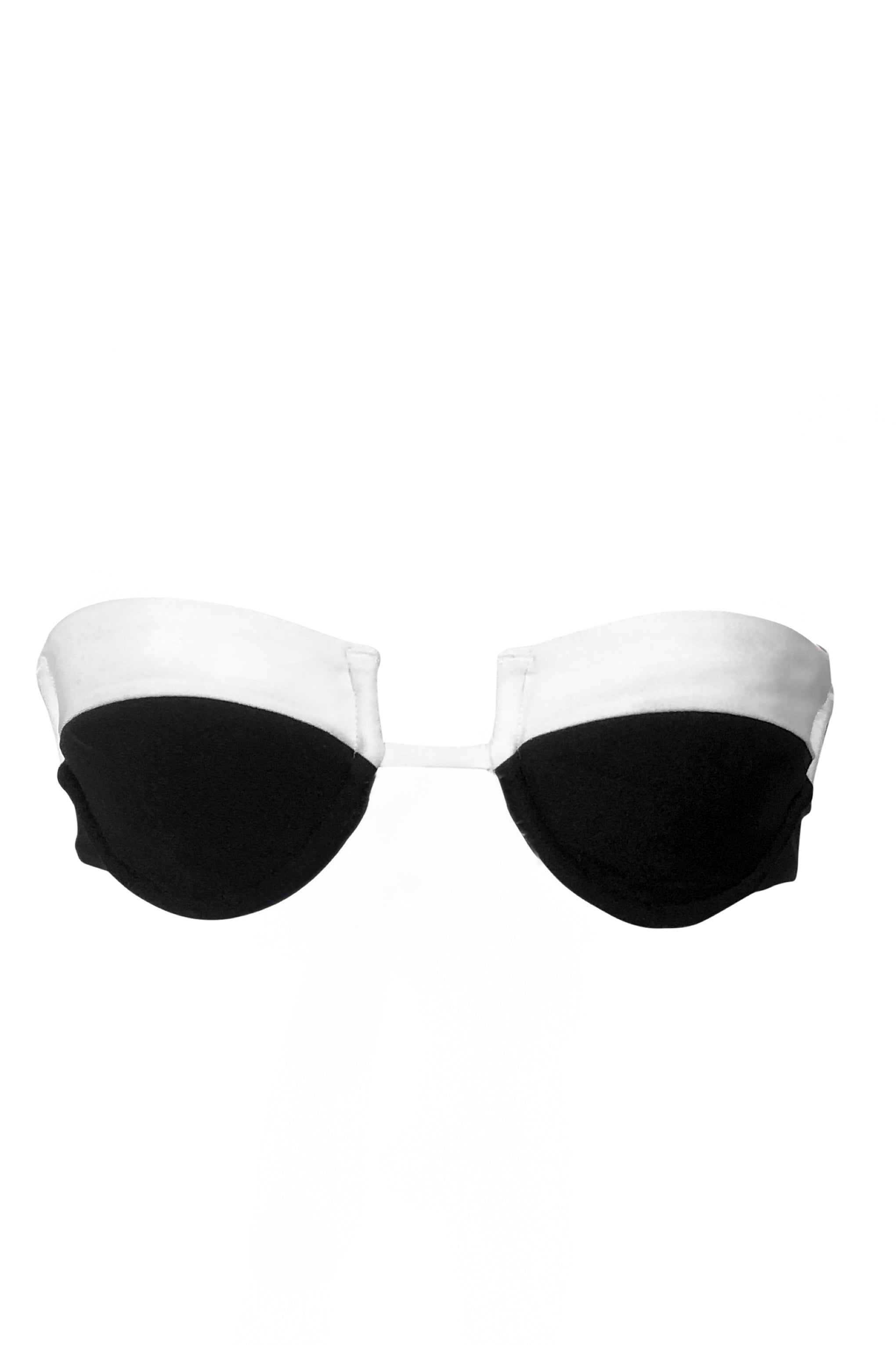Riviera Bikini Oberteil - Black White