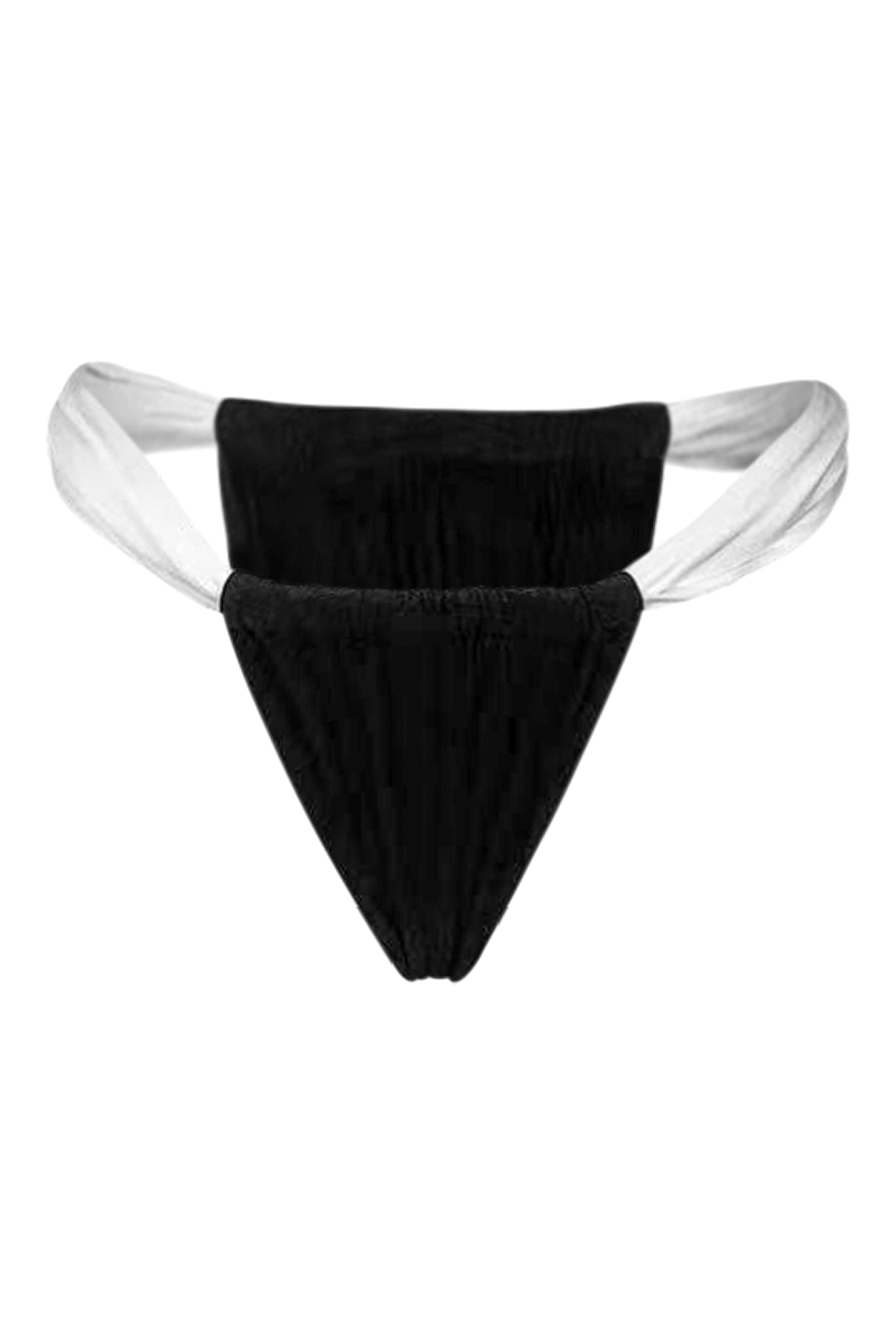 Cannes Bikini Hose - Black White