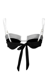 Riviera Bikini Oberteil - Black White