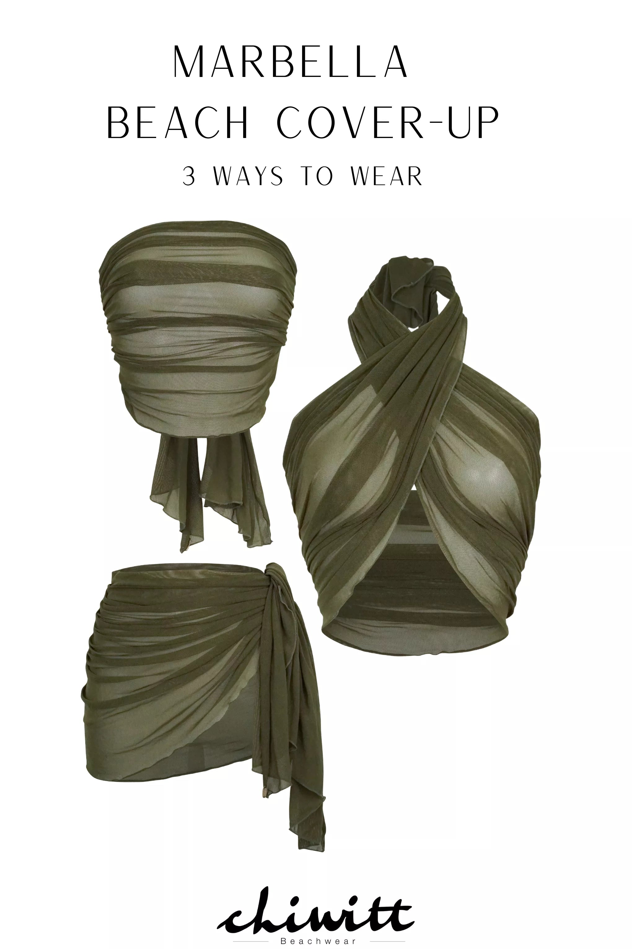 Marbella Sarong - Olive