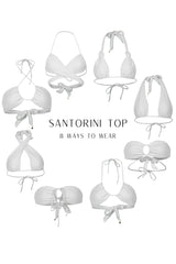 Santorini Bikini Oberteil - Coco Crincle