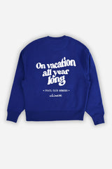OVAYL Club Sweater Royale Blue/ White