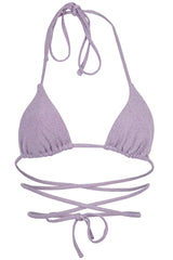 Venice Bikini Oberteil - Purple Kiss Glitter