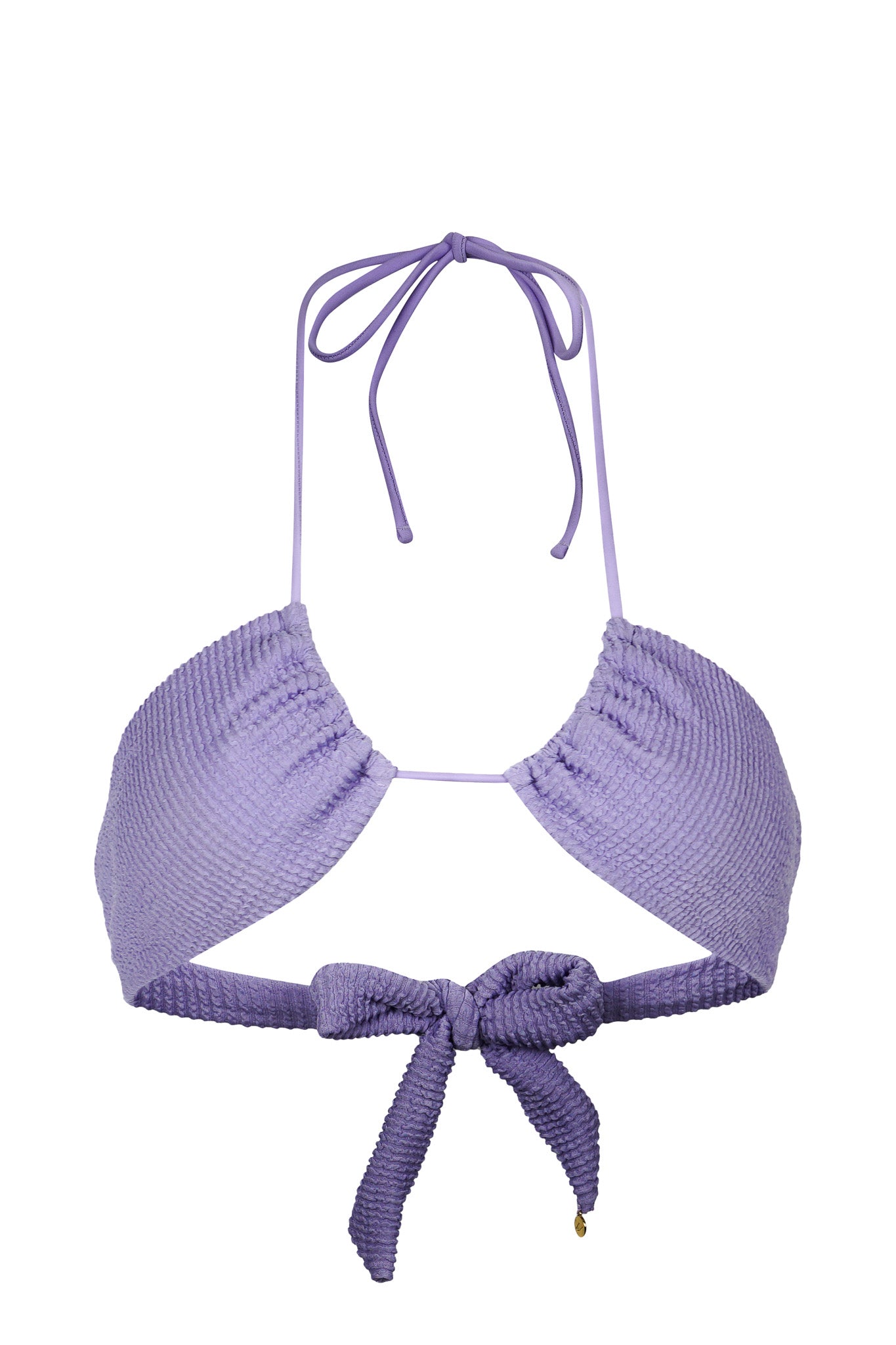 Santorini Bikini Oberteil - Lavender Crincle