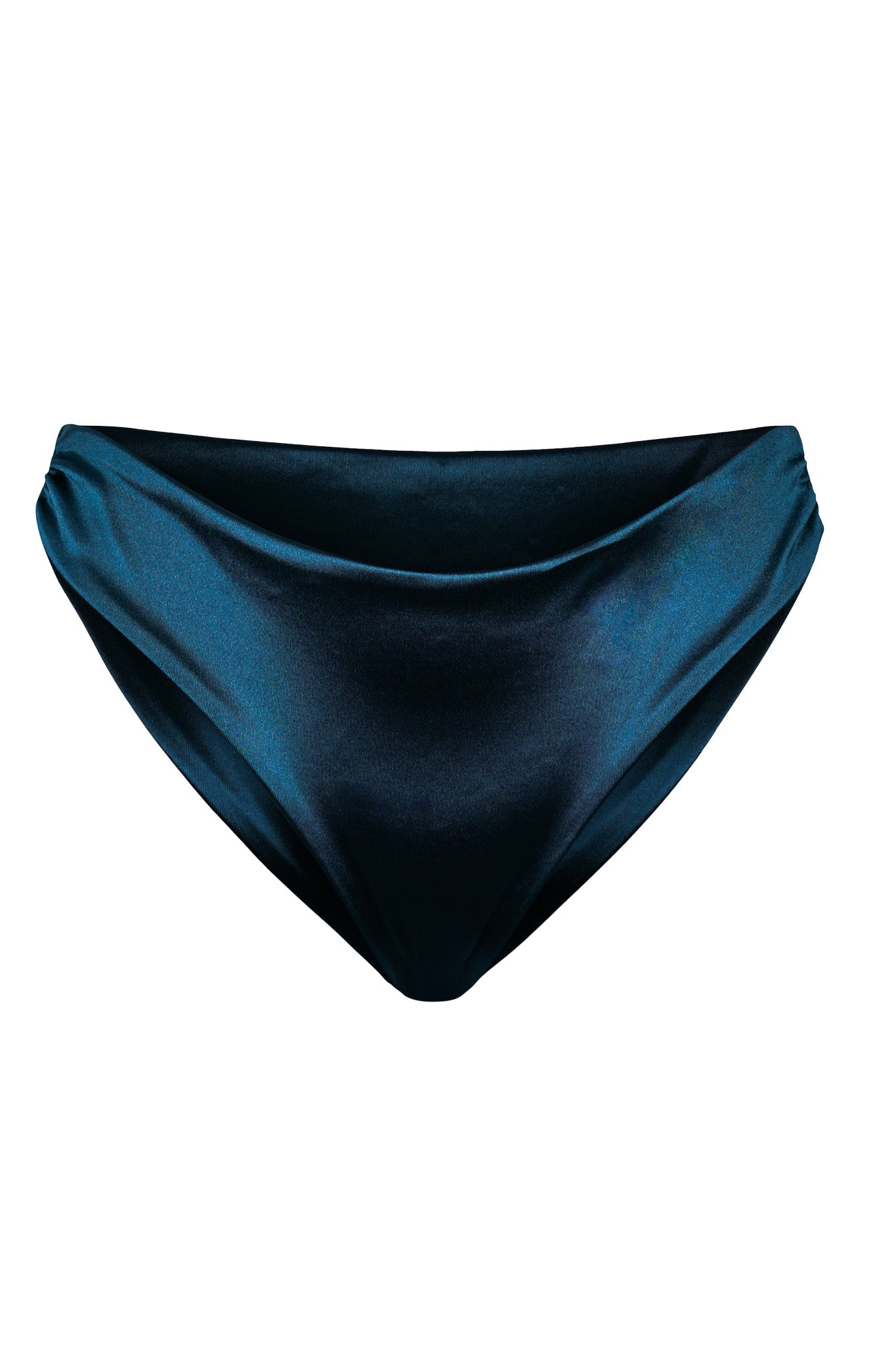 Aruba Bikini Hose - Petrol Satin