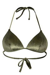Tulum Bikini Oberteil - Olive Velvet